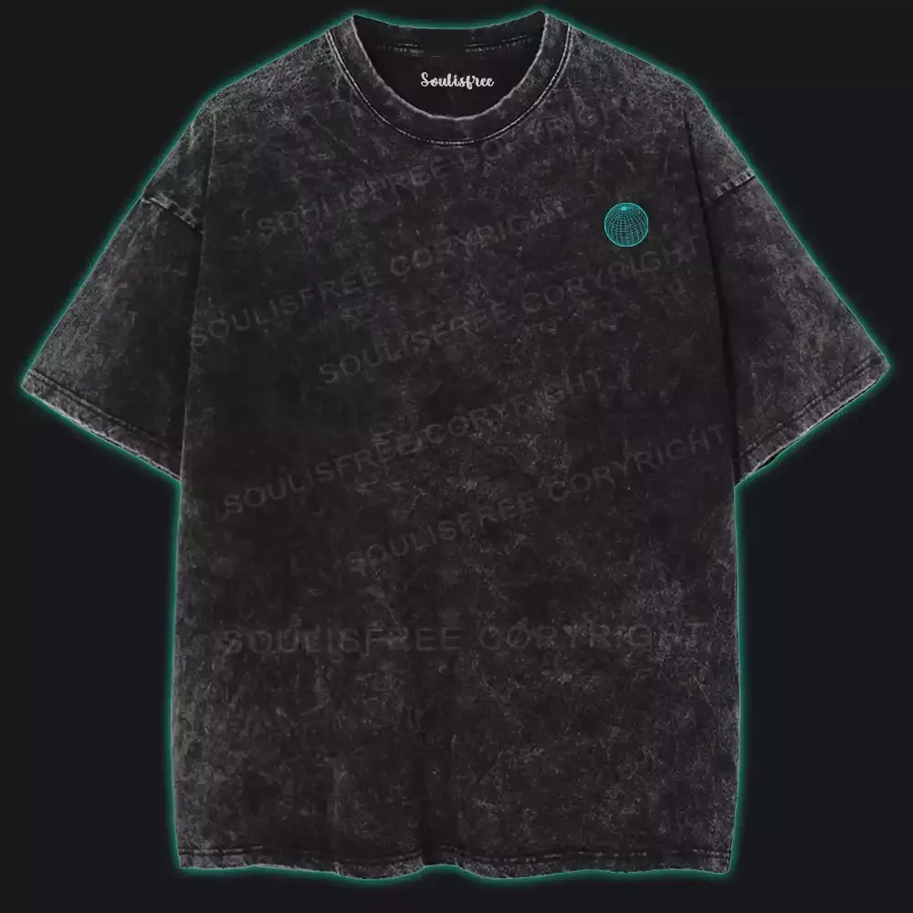 The World Is Yours Washed Space T-shirt