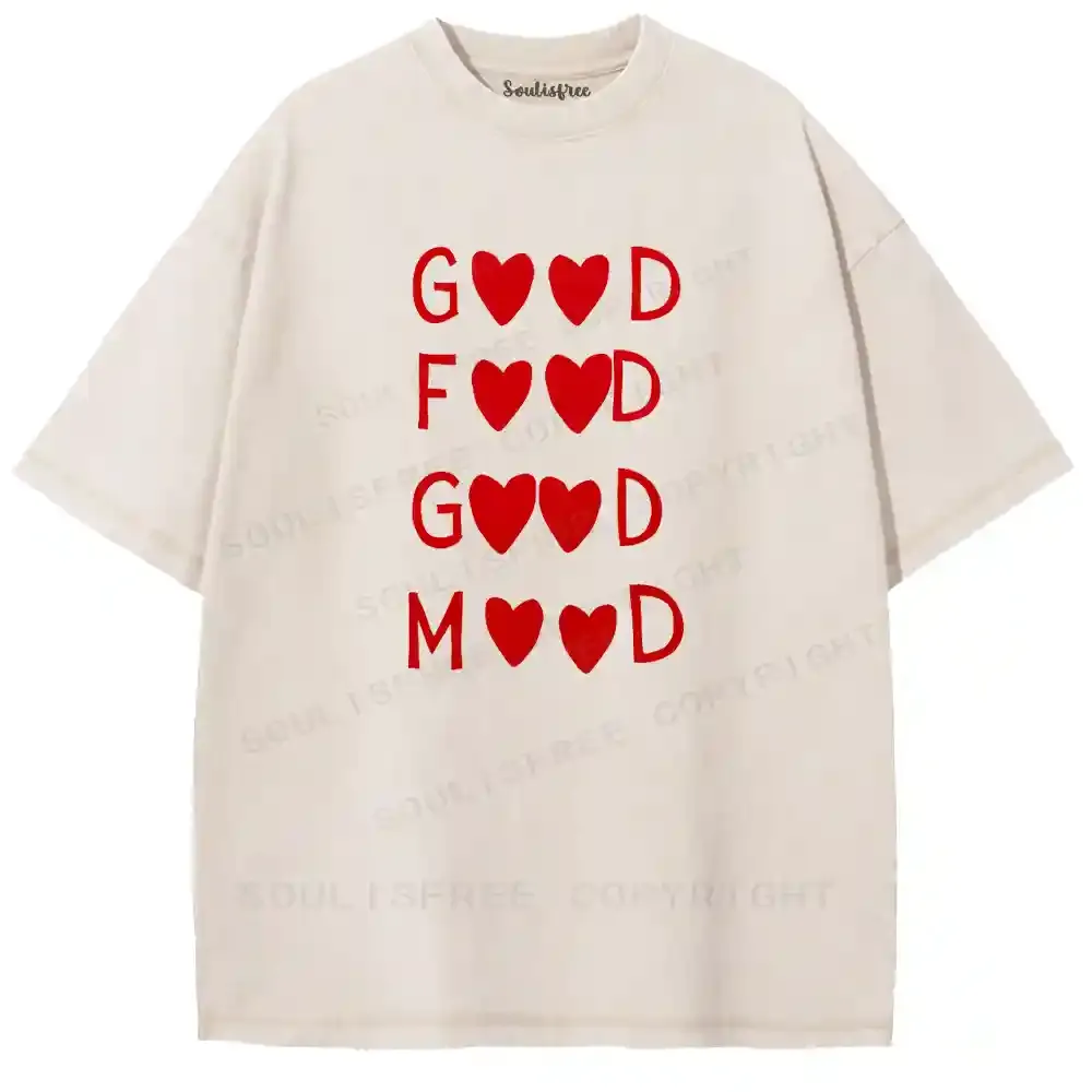 Ethereal Culinary Joy Washed T-shirt