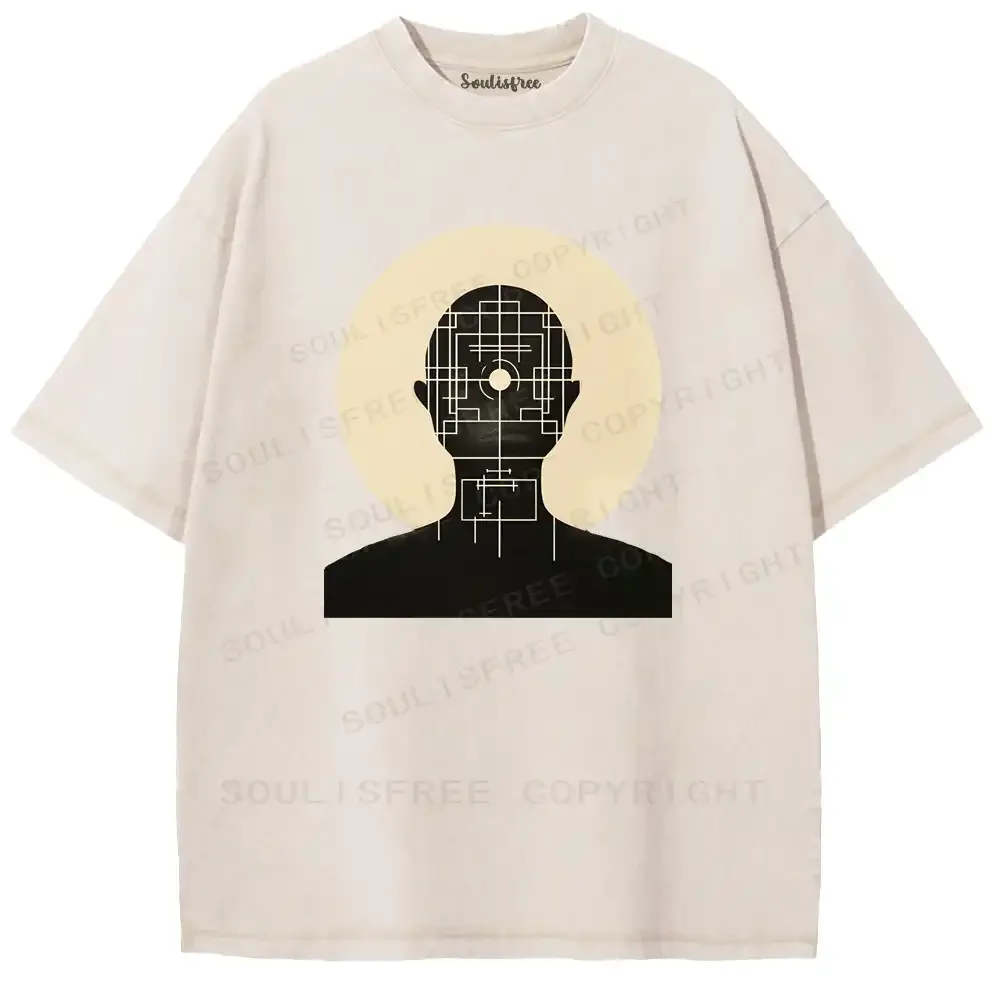 Minimalist Occult Self Washed T-shirt