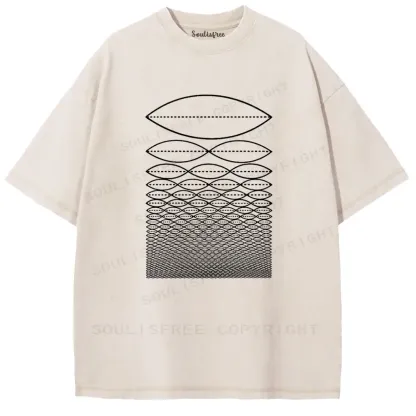Psychic Dimension Occult Washed T-shirt