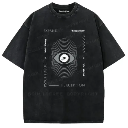 Mind-Expand Occult Washed T-shirt