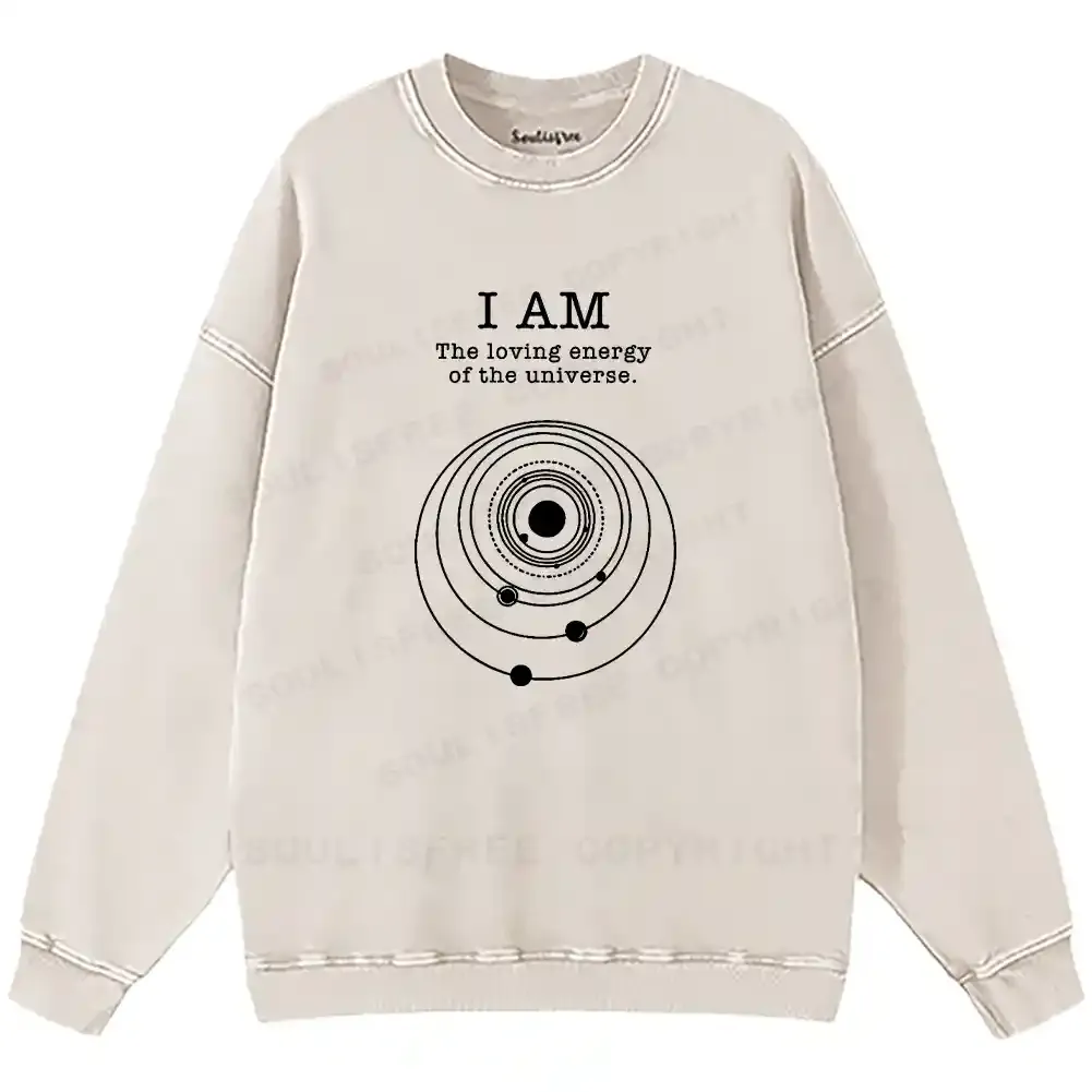 Cosmic Selfhood Washed Sweatshirts