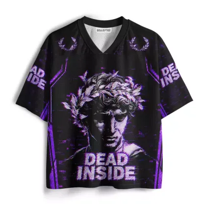 Soulisfree Dead Inside Glitch Mesh Jersey