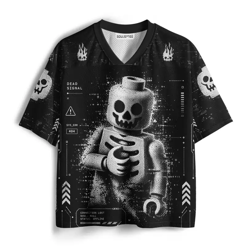 Soulisfree Dead Signal Skeleton Mesh Jersey