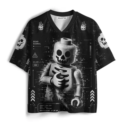 Soulisfree Dead Signal Skeleton Mesh Jersey