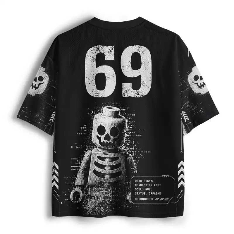 Soulisfree Dead Signal Skeleton Mesh Jersey