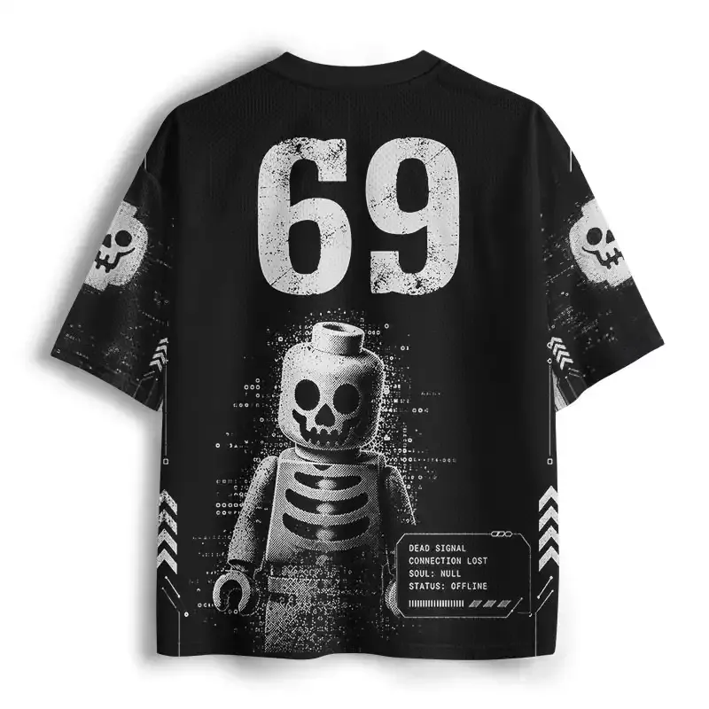 Soulisfree Dead Signal Skeleton Mesh Jersey