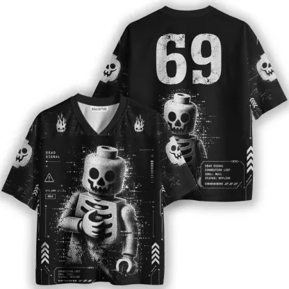 Soulisfree Dead Signal Skeleton Mesh Jersey