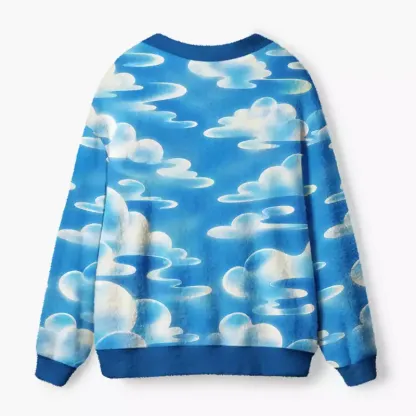 Soulisfree Dreamy Cloud Fuzzy Cardigan Sweater
