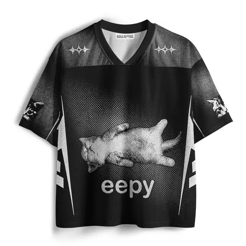 Soulisfree Eepy Cat Mesh Jersey