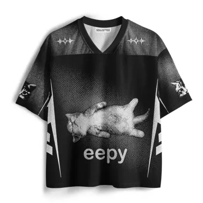 Soulisfree Eepy Cat Mesh Jersey