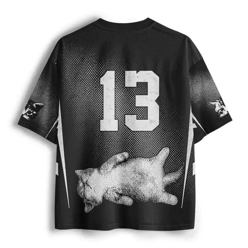 Soulisfree Eepy Cat Mesh Jersey