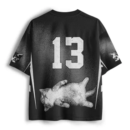Soulisfree Eepy Cat Mesh Jersey