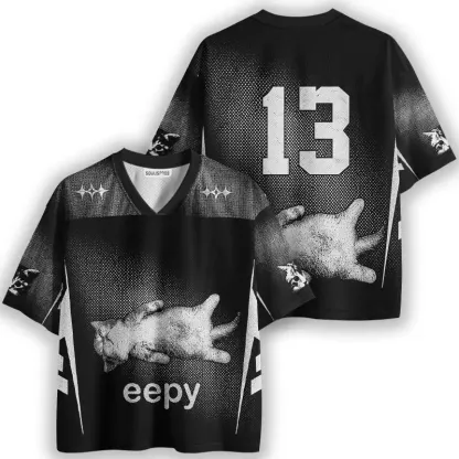 Soulisfree Eepy Cat Mesh Jersey