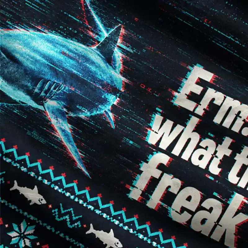 Soulisfree Ern What the Freak Fuzzy Cardigan Sweater