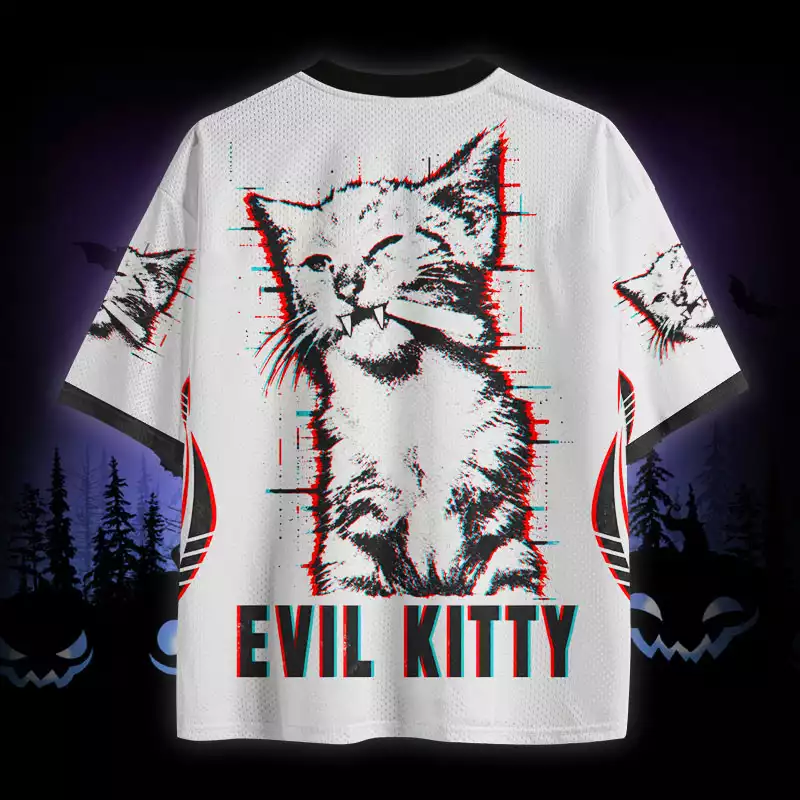 Soulisfree Evil Kitty Mesh Jersey