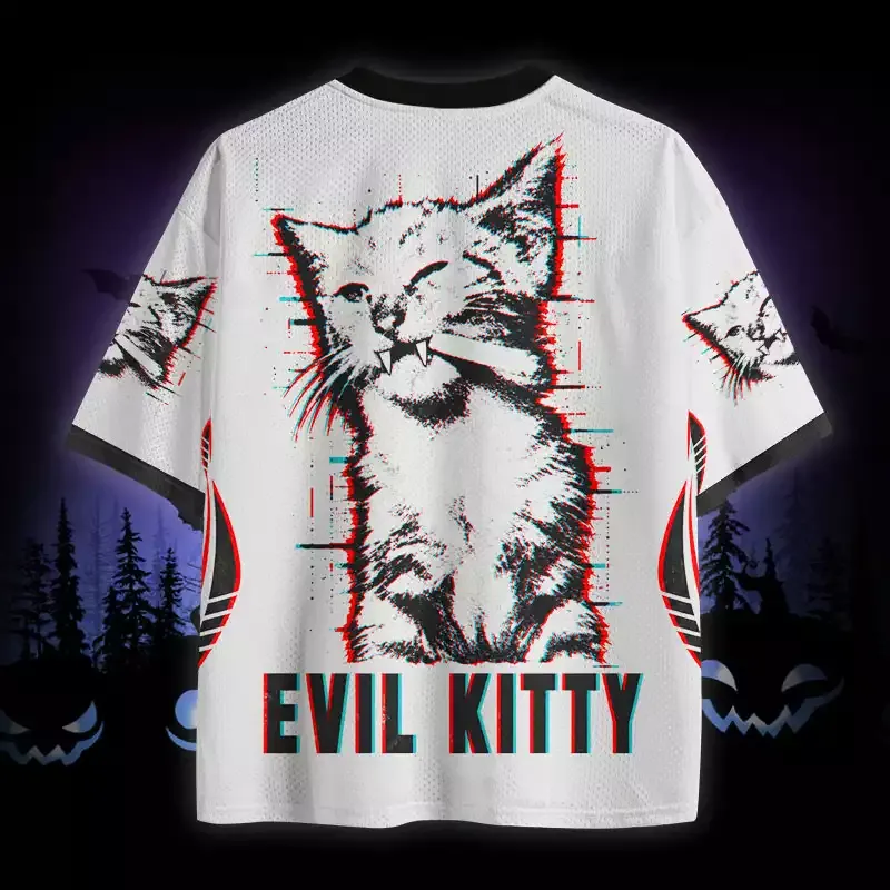 Soulisfree Evil Kitty Mesh Jersey
