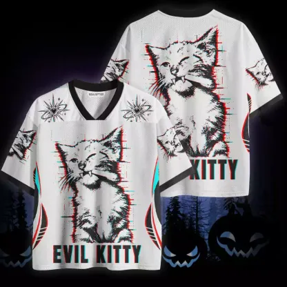 Soulisfree Evil Kitty Mesh Jersey