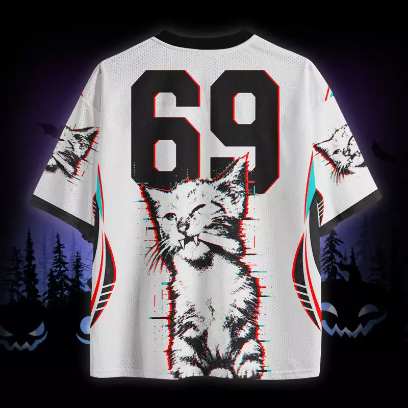 Soulisfree Evil Kitty Mesh Jersey