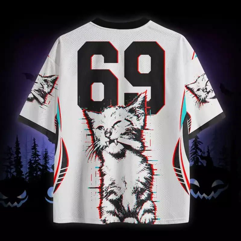 Soulisfree Evil Kitty Mesh Jersey