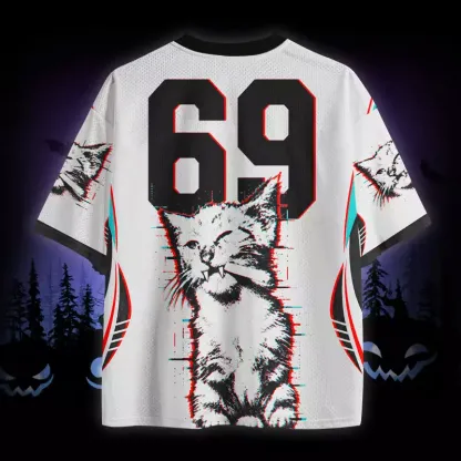 Soulisfree Evil Kitty Mesh Jersey