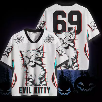 Soulisfree Evil Kitty Mesh Jersey