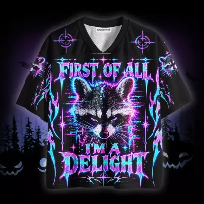 Soulisfree First Of All I'm A Delight Mesh Jersey