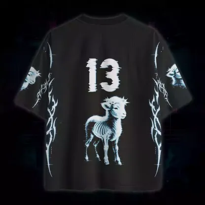 Soulisfree Found Lamb Icy Glitch  Mesh Jersey