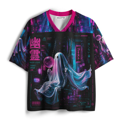 Soulisfree Funny Ghosh Mesh Jersey