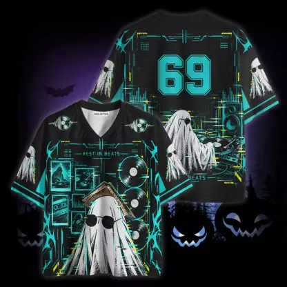 Soulisfree Ghost Rest In Beats Mesh Jersey