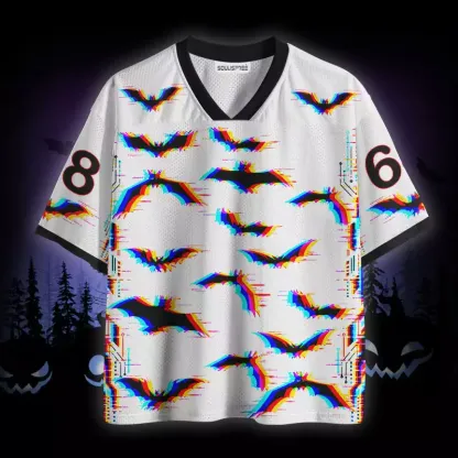 Soulisfree Glitch Bat Swarm Mesh Jersey