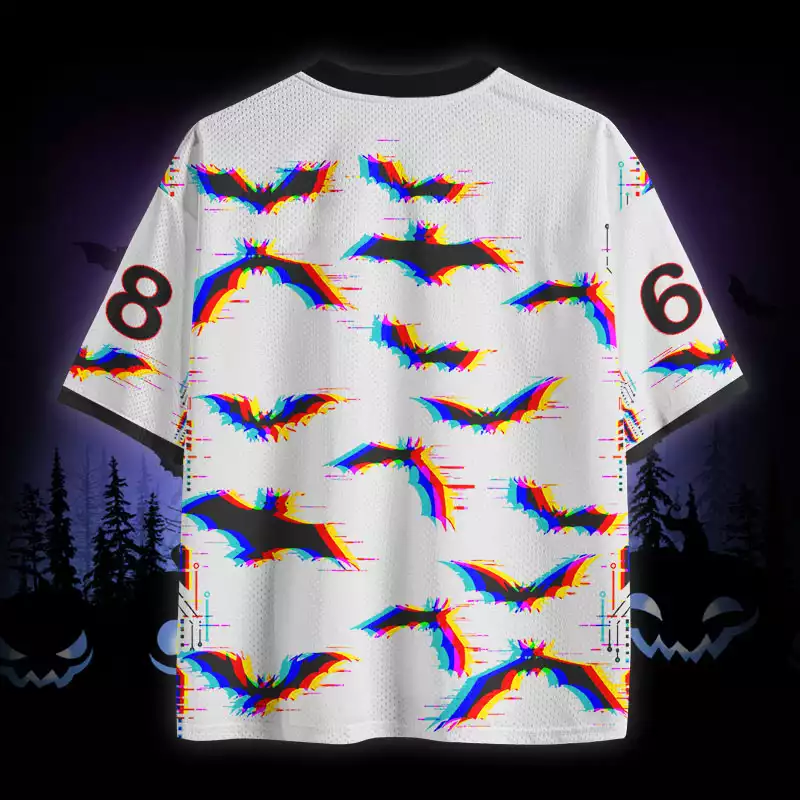 Soulisfree Glitch Bat Swarm Mesh Jersey