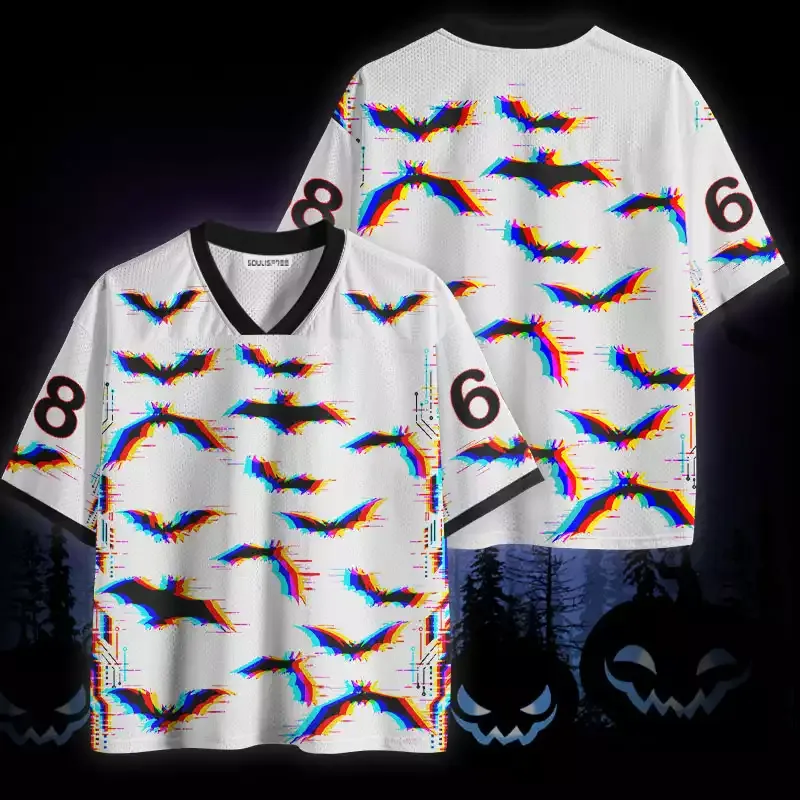 Soulisfree Glitch Bat Swarm Mesh Jersey