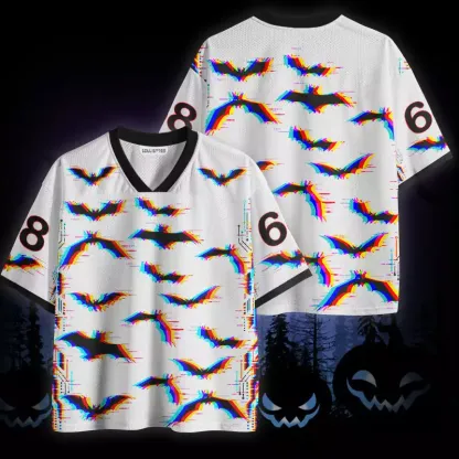 Soulisfree Glitch Bat Swarm Mesh Jersey