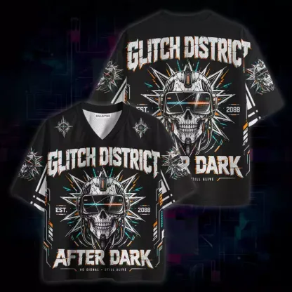 Soulisfree Glitch District After Dark Mesh Jersey