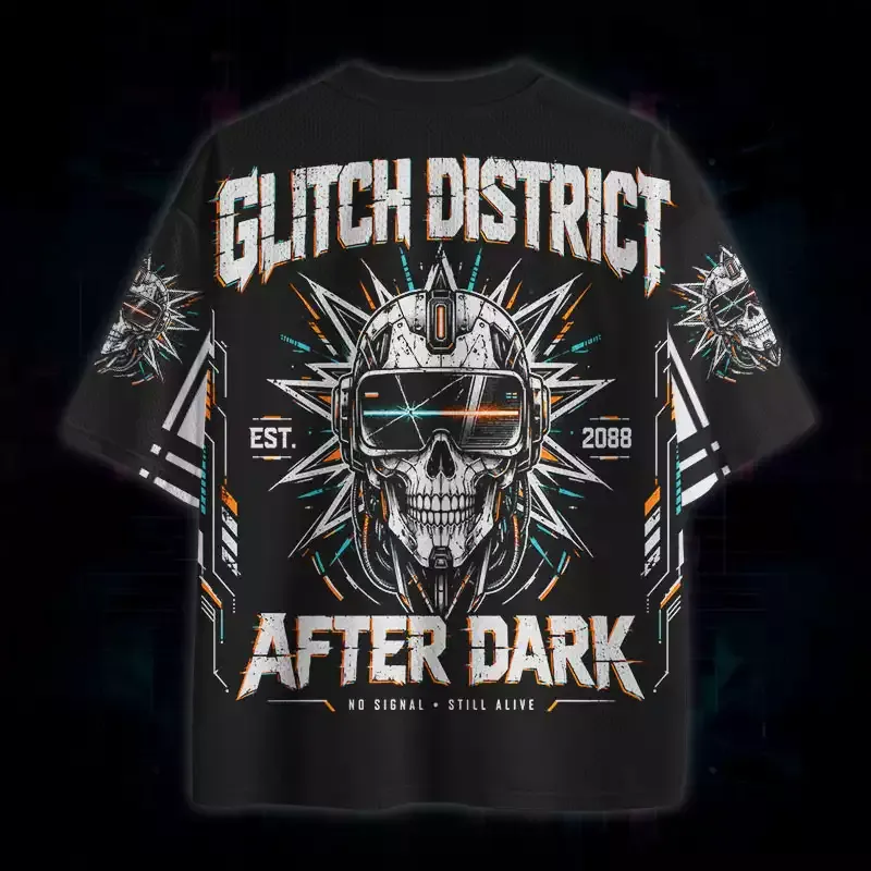 Soulisfree Glitch District After Dark Mesh Jersey