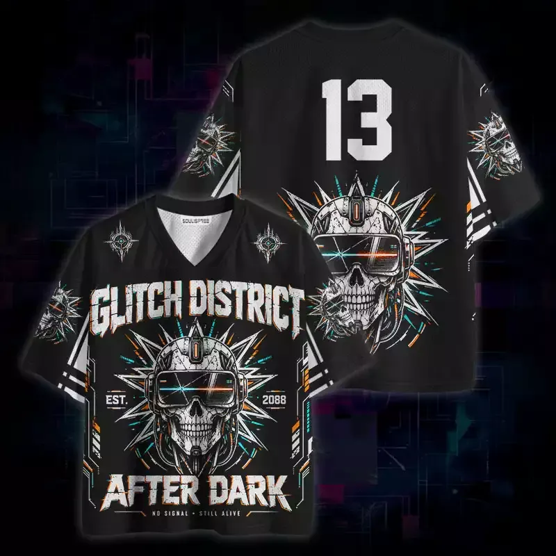 Soulisfree Glitch District After Dark Mesh Jersey
