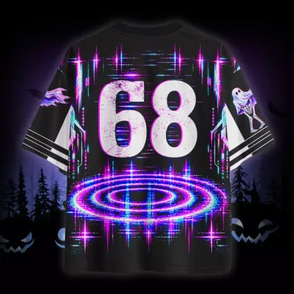Soulisfree Glitch Ghost Skeleton Mesh Jersey
