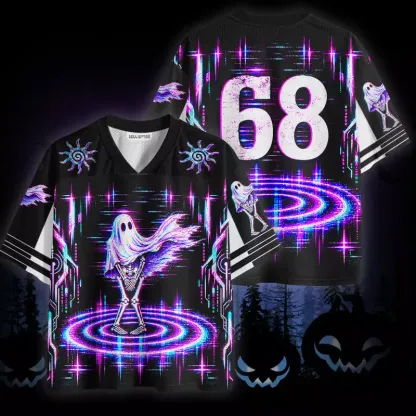 Soulisfree Glitch Ghost Skeleton Mesh Jersey