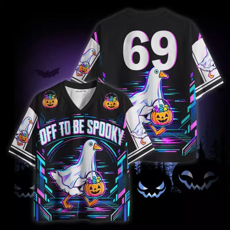 Soulisfree Goose Off To Be Spooky Mesh Jersey