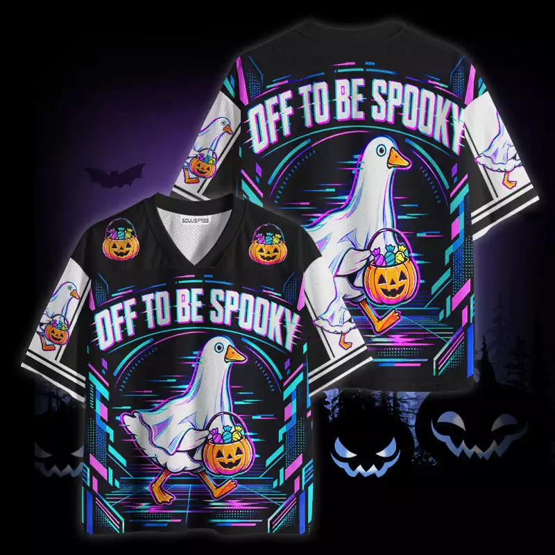 Soulisfree Goose Off To Be Spooky Mesh Jersey