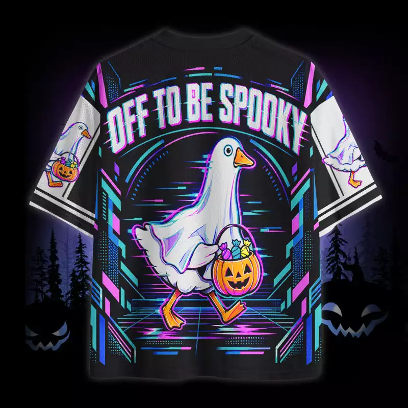 Soulisfree Goose Off To Be Spooky Mesh Jersey