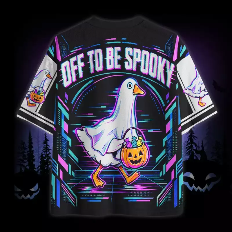 Soulisfree Goose Off To Be Spooky Mesh Jersey