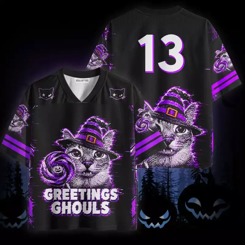 Soulisfree Greetings Ghouls Mesh Jersey
