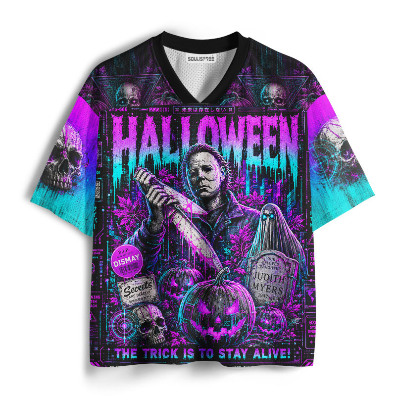 Soulisfree Halloween Mesh Jersey
