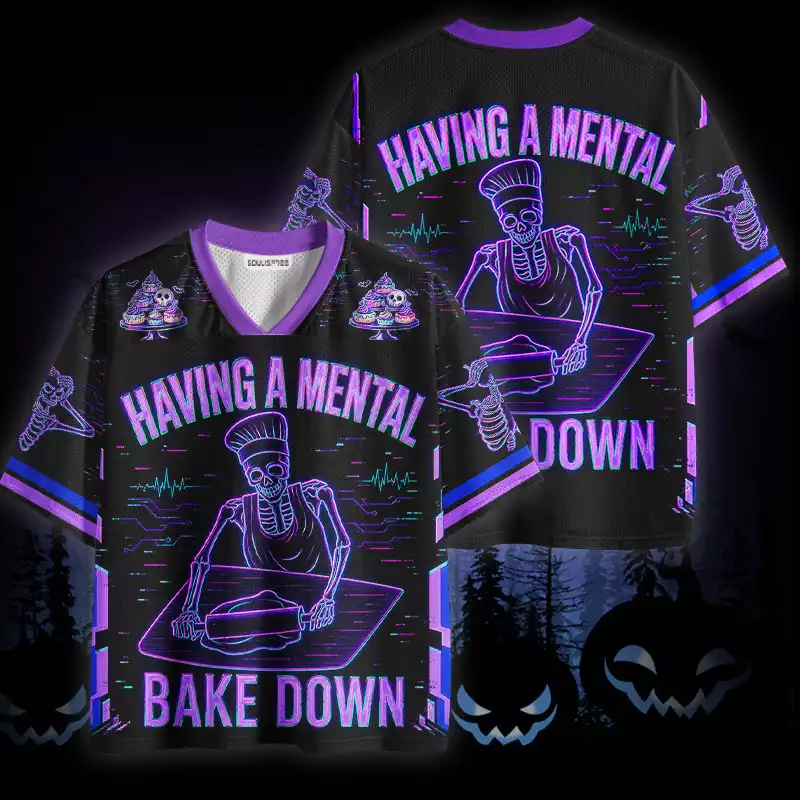 Soulisfree Having A Mental Bake Down Mesh Jersey