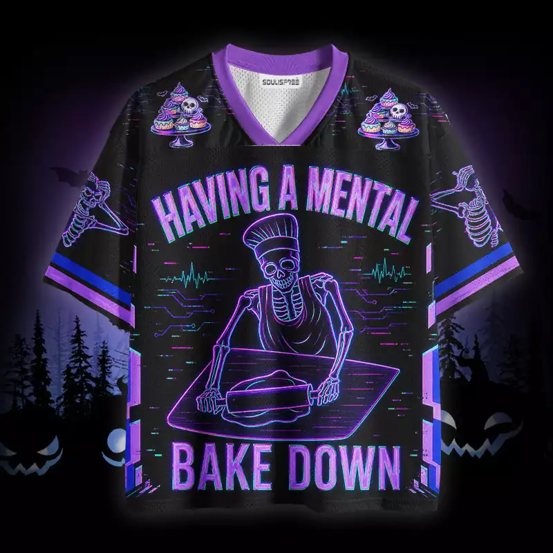Soulisfree Having A Mental Bake Down Mesh Jersey