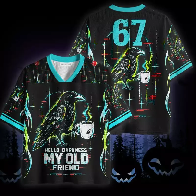 Soulisfree Hello Darkness My Old Friend Mesh Jersey