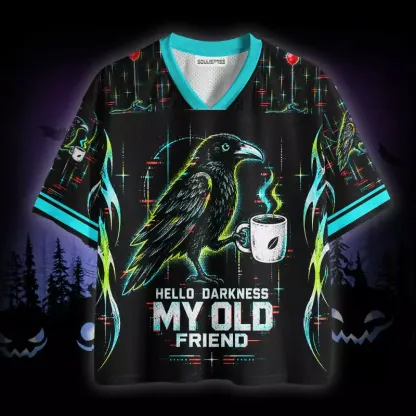 Soulisfree Hello Darkness My Old Friend Mesh Jersey