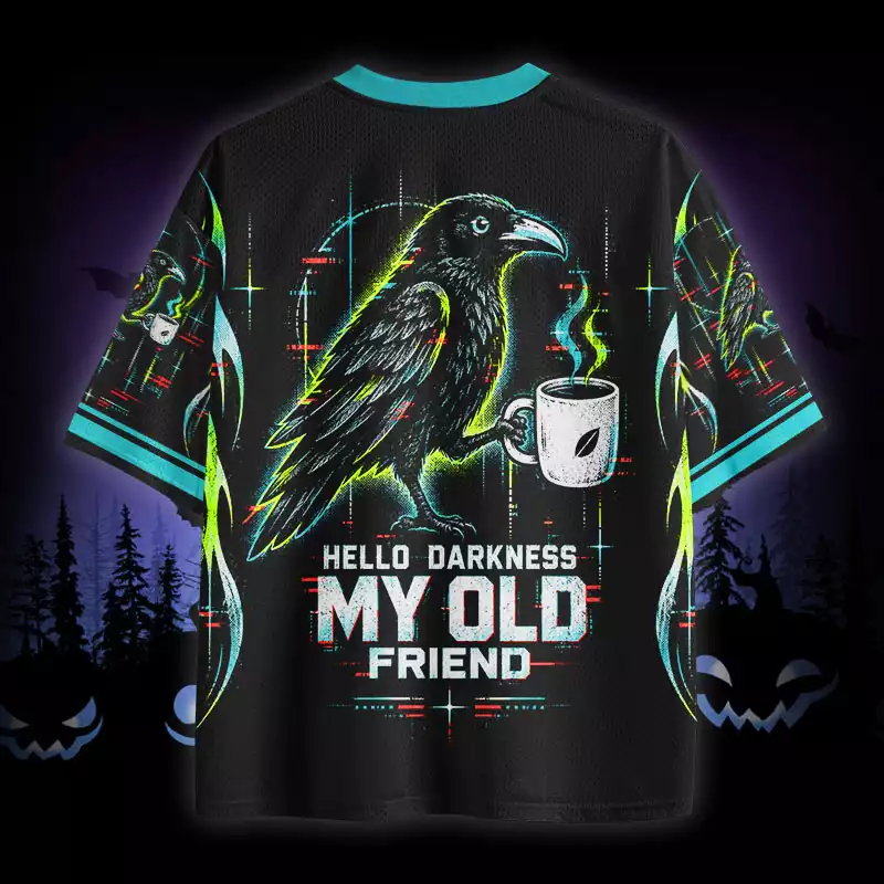 Soulisfree Hello Darkness My Old Friend Mesh Jersey